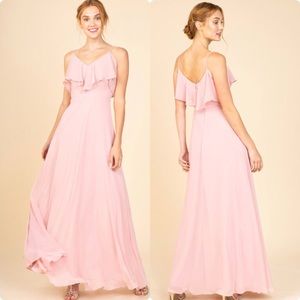 Dusty Rose Chiffon Bridesmaids Gown. Sizes XS- 4XL